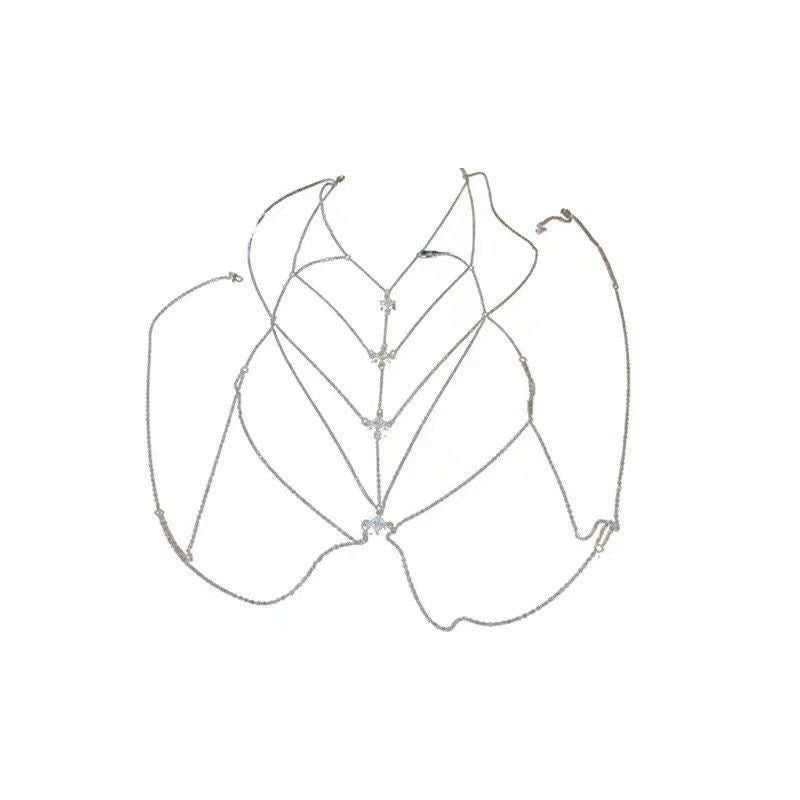 Celeste Crystal Body Chain — view 3
