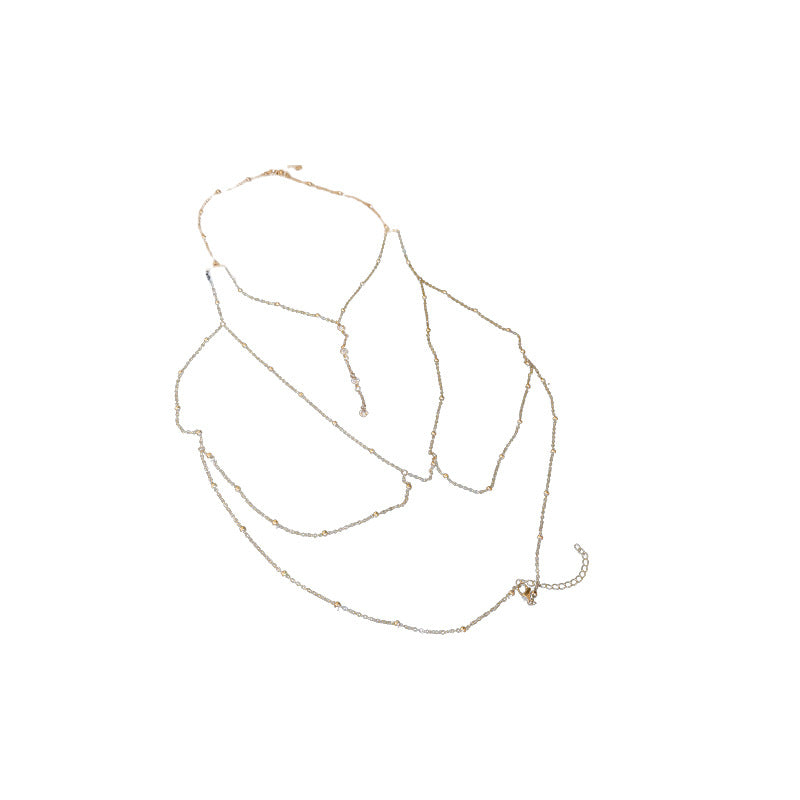 Solene Y-Drop Body Chain — view 4