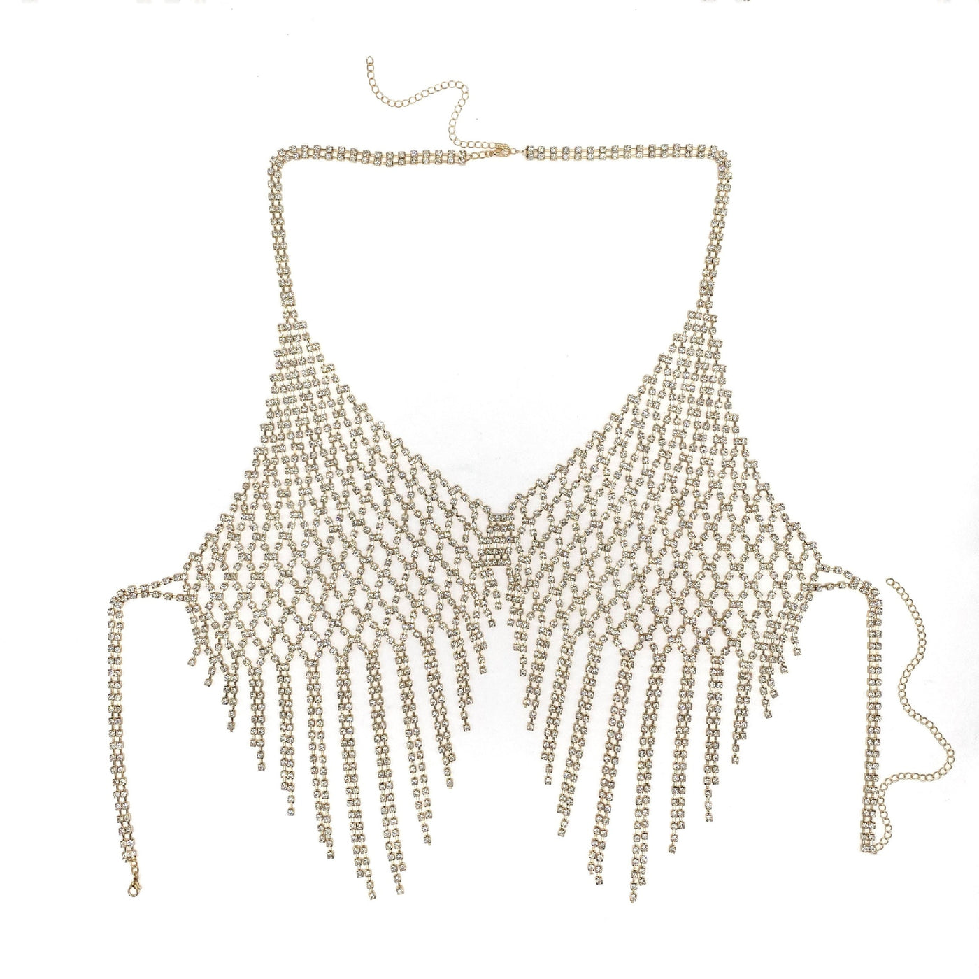 Mira Rhinestone Mesh Bra — view 2