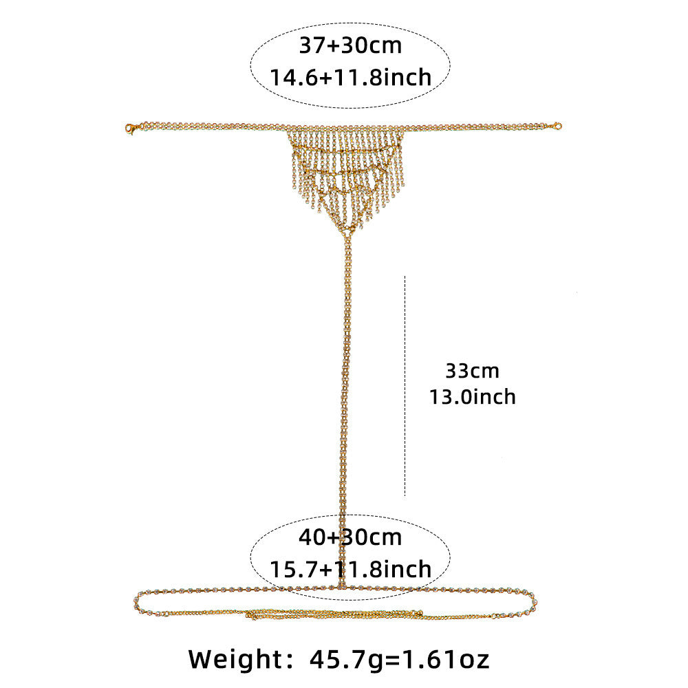 Serein Fringe Waist Chain — view 3